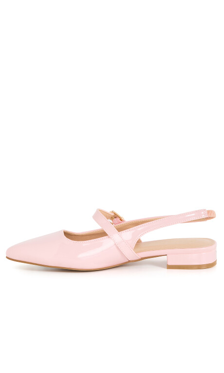 Plus Size WIDE FIT Peasley Slingback - soft pink
