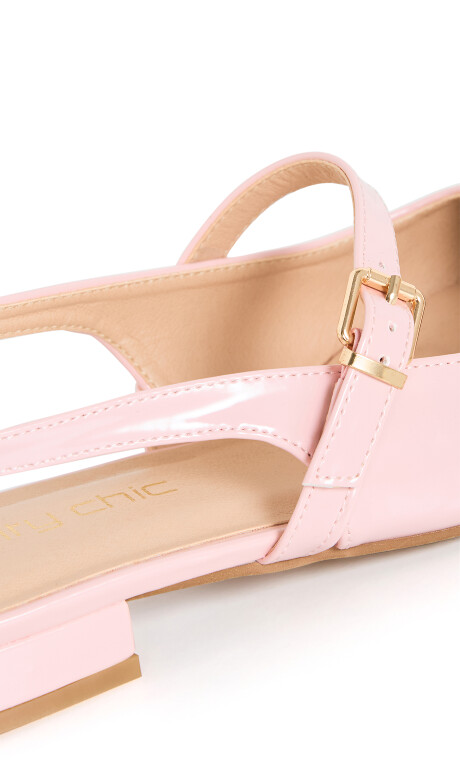 Plus Size WIDE FIT Peasley Slingback - soft pink