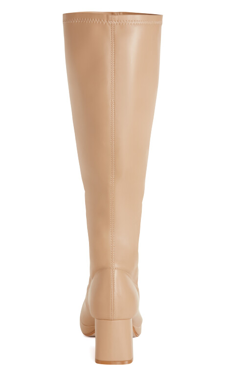 WIDE FIT Aria Boot - caramel Plus Size
