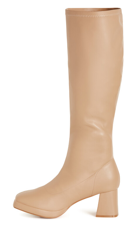 WIDE FIT Aria Boot - caramel Plus Size