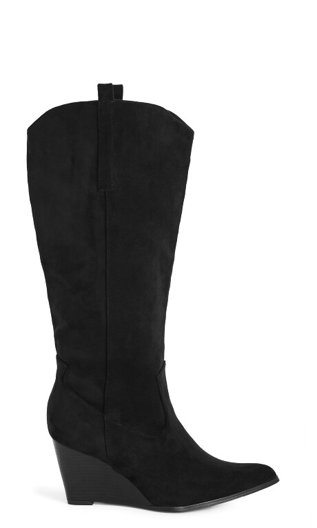 WIDE FIT Anastasia Boot - black Plus Size