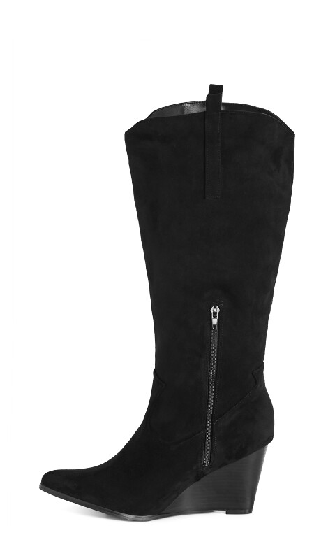 WIDE FIT Anastasia Boot - black Plus Size