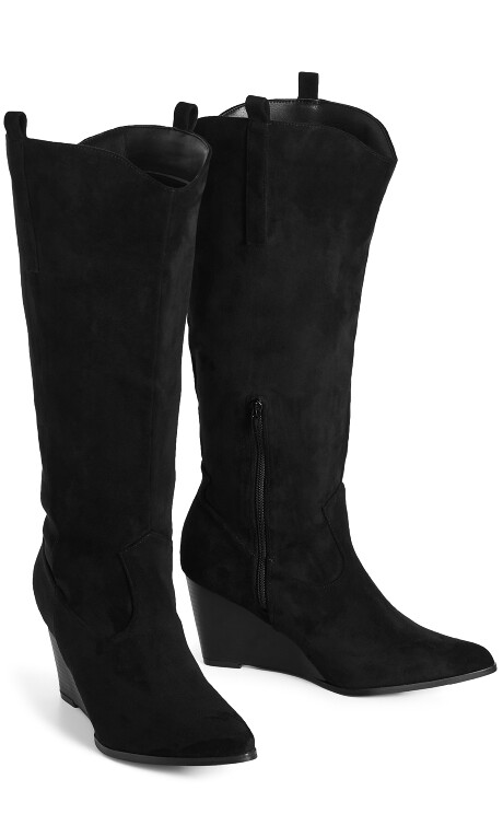 WIDE FIT Anastasia Boot - black Plus Size