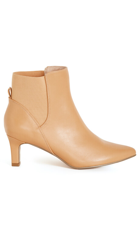 WIDE FIT Sadie Ankle Boot - caramel Plus Size