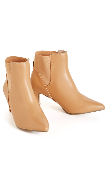 WIDE FIT Sadie Ankle Boot - caramel Plus Size