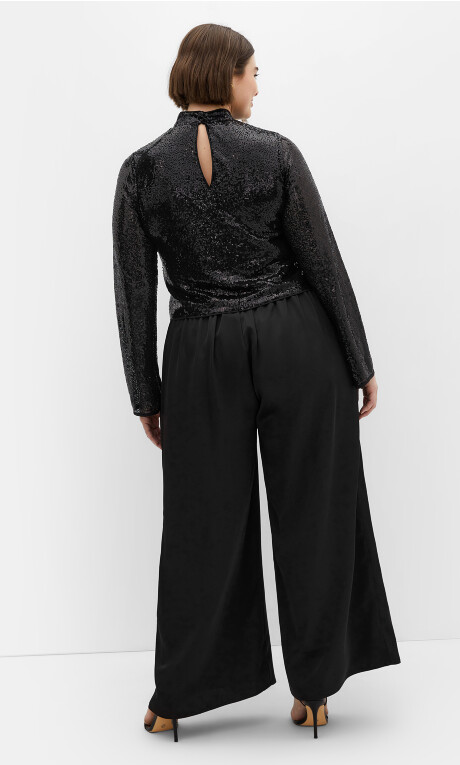Plus Size Odyessy Top - black