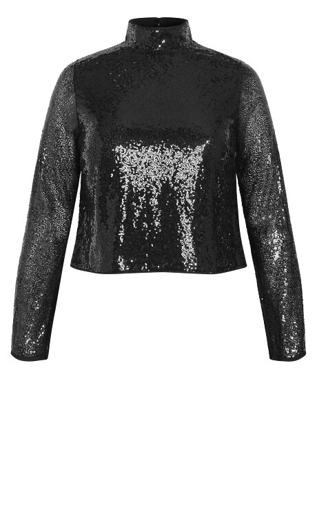 Plus Size Odyessy Top - black