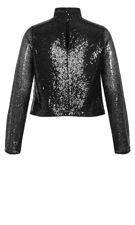Plus Size Odyessy Top - black