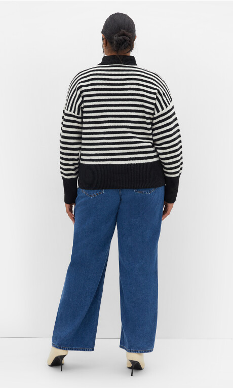 JUMPER HAMPSTEAD NS - Narrow Stripe Plus Size