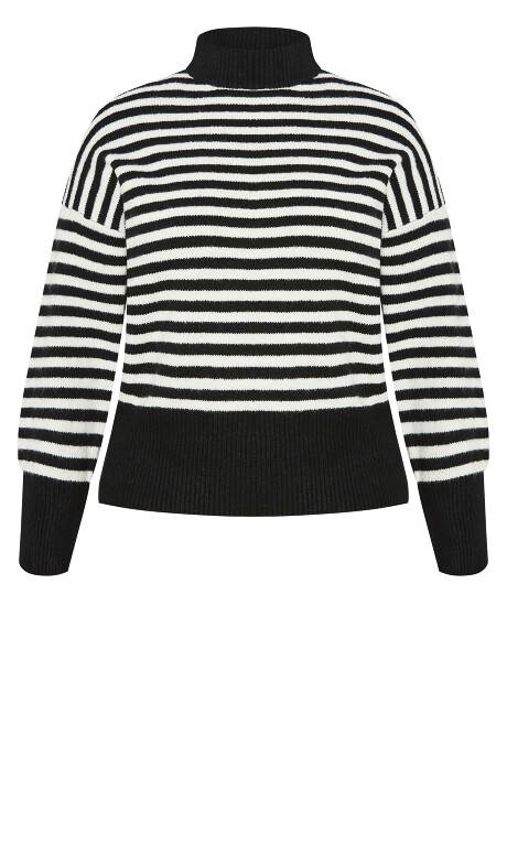JUMPER HAMPSTEAD NS - Narrow Stripe Plus Size