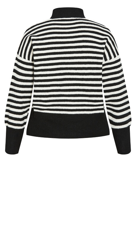 JUMPER HAMPSTEAD NS - Narrow Stripe Plus Size