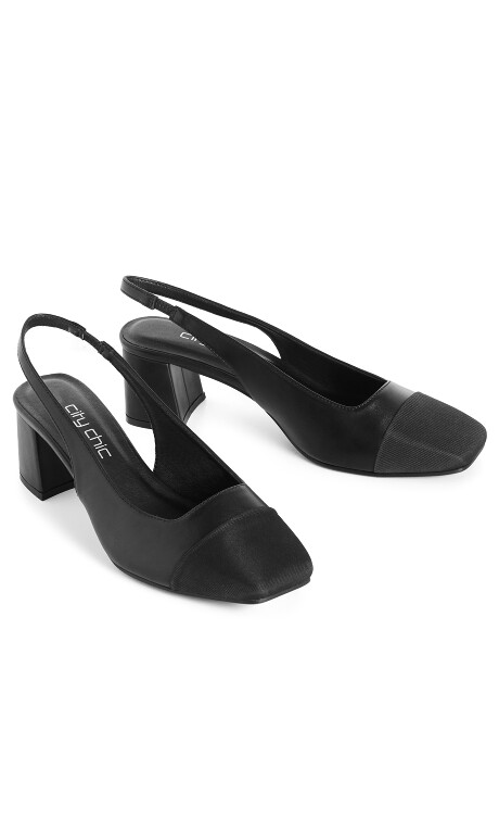 WIDE FIT Chelsea Slingback - black Plus Size