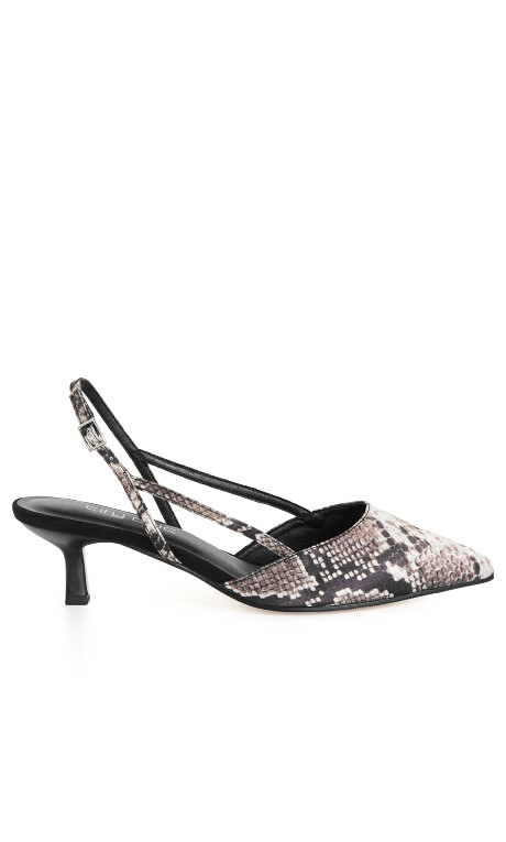 SLINGBACK MILA - Reptile Plus Size