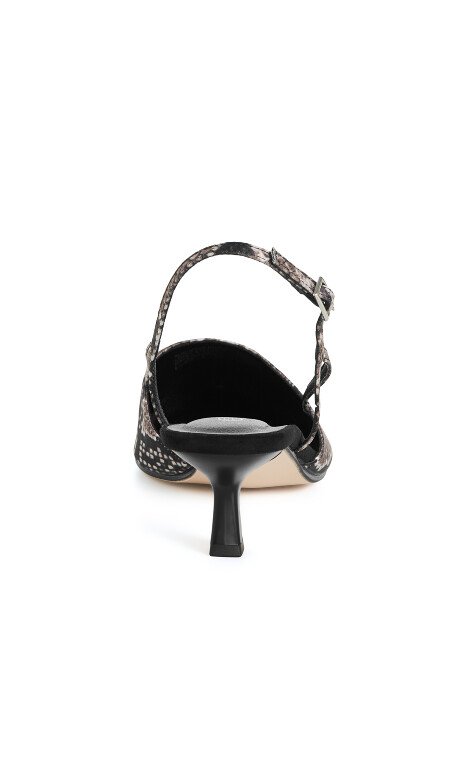 SLINGBACK MILA - Reptile Plus Size