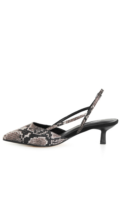 SLINGBACK MILA - Reptile Plus Size