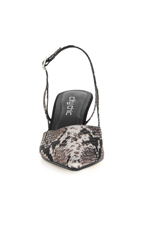SLINGBACK MILA - Reptile Plus Size