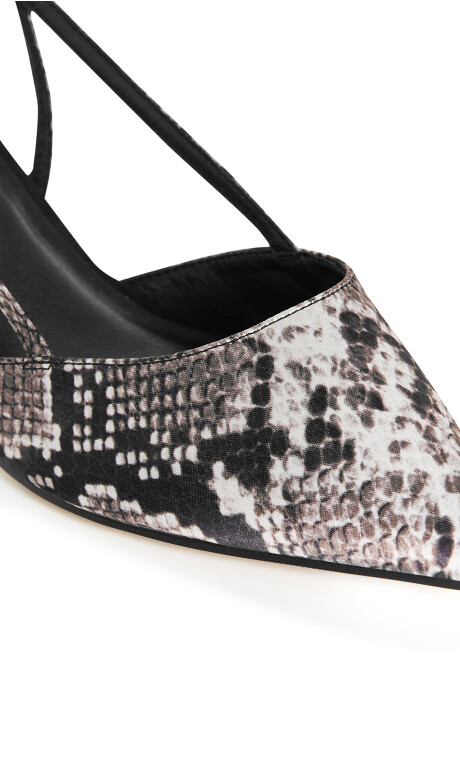 SLINGBACK MILA - Reptile Plus Size