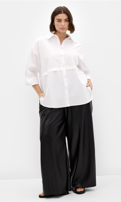 Plus Size Paxton Faux Leather Pant - Black