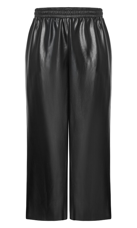 Plus Size Paxton Faux Leather Pant - Black