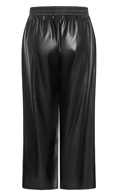 Plus Size Paxton Faux Leather Pant - Black