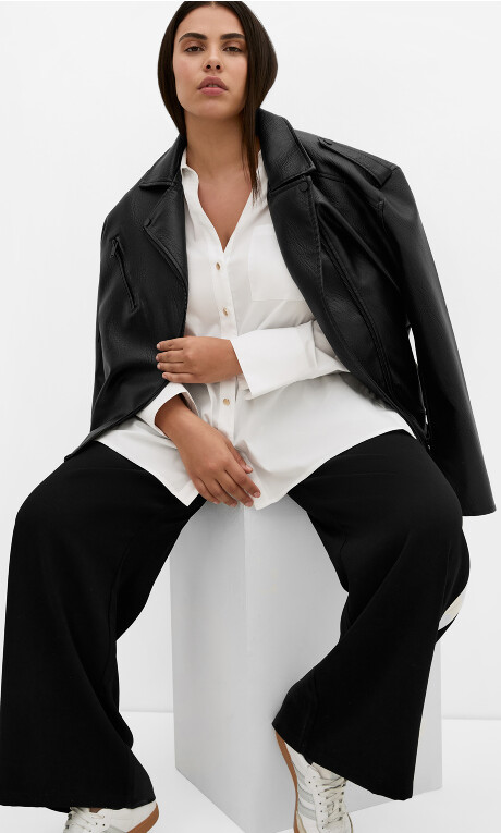 Plus Size SHIRT ELEVATED - White
