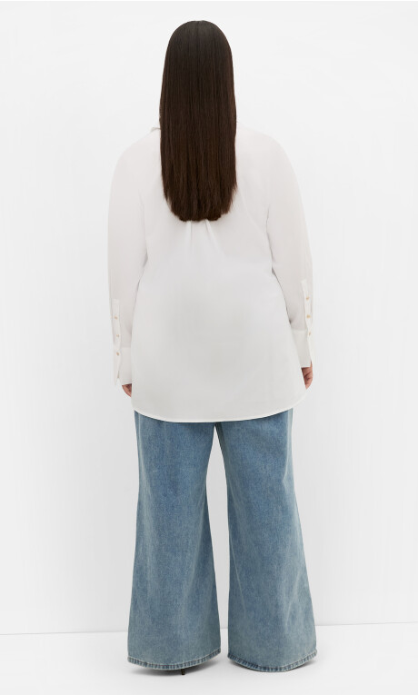 Plus Size SHIRT ELEVATED - White