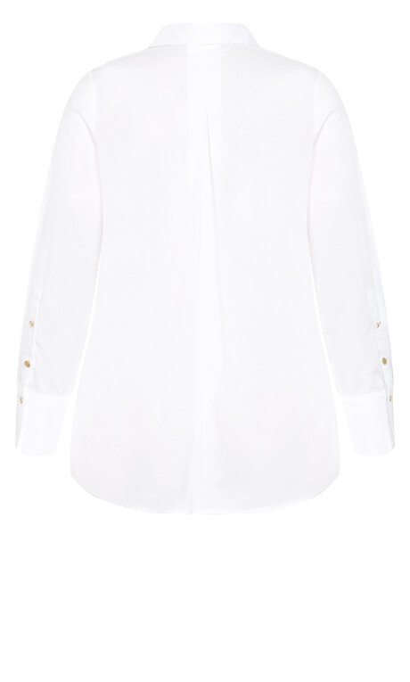 Plus Size SHIRT ELEVATED - White