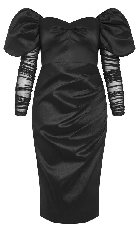 Plus Size DRESS VALENTINE - Black