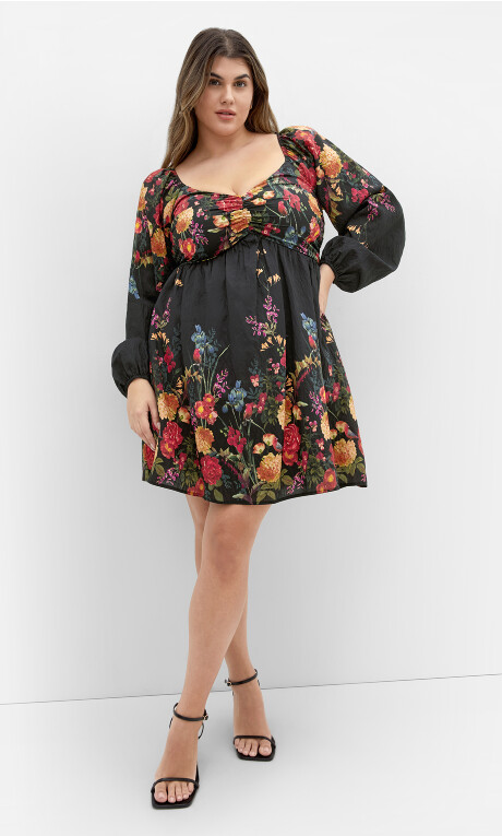 Plus Size Dress Eden Bdr - Eden Floral