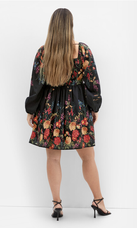 Plus Size Dress Eden Bdr - Eden Floral