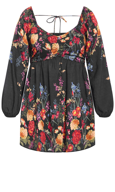 Plus Size Dress Eden Bdr - Eden Floral
