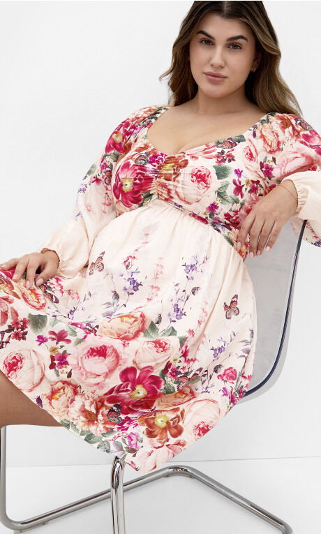 Plus Size DRESS EDEN BDR - Eden Garden
