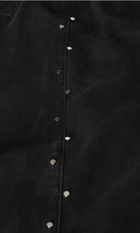Plus Size Harley Fit Rivet Straight Leg Jean - Black Wash
