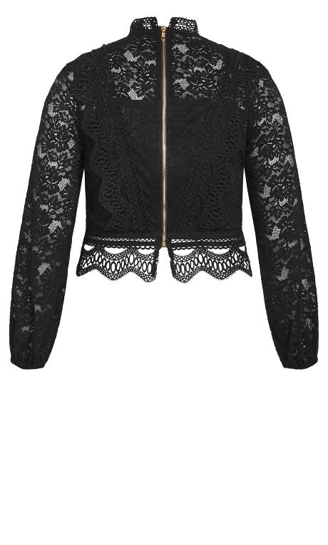 Plus Size Lucielle Top - Black