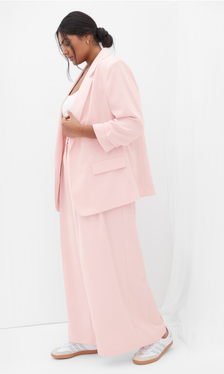 Plus Size Abbie Blazer - heavenly pink