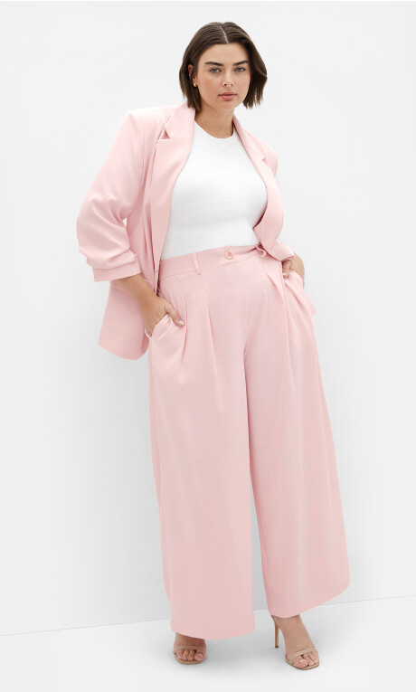 Plus Size Abbie Blazer - heavenly pink