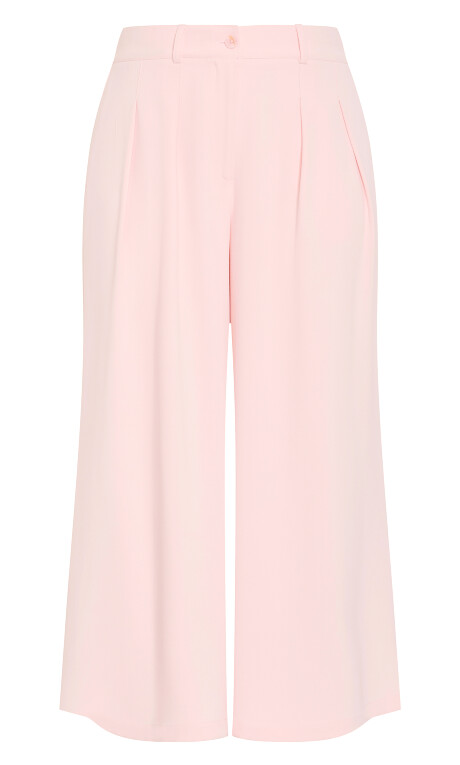 Plus Size Abbie Wide Leg Pant - heavenly pink