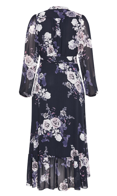 Plus Size Maxi Jane - Navy Rosebud