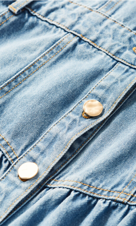 Plus Size DRESS DENIM ARI - Denim