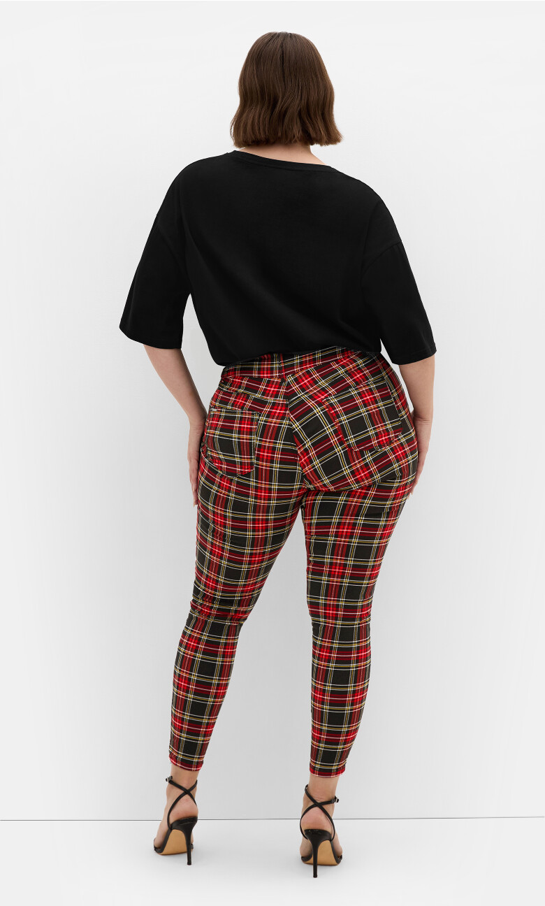 Harley Fit Check Skinny Jean - print