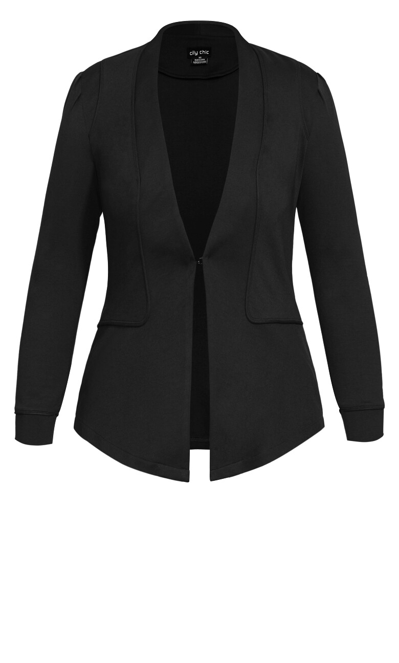 Piping Praise Jacket - black