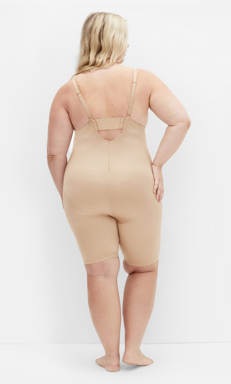 Smooth & Chic Plunge Bodyshaper - latte