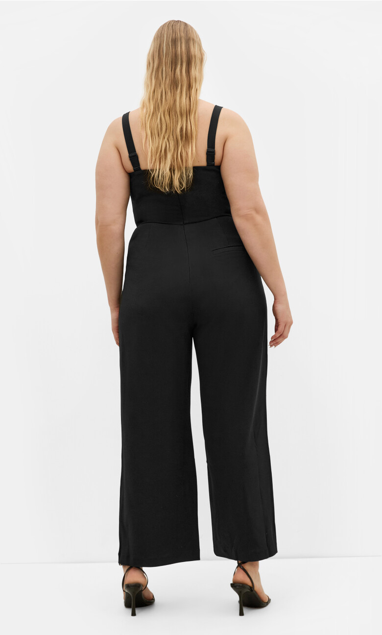Flaunt It Jumpsuit - black