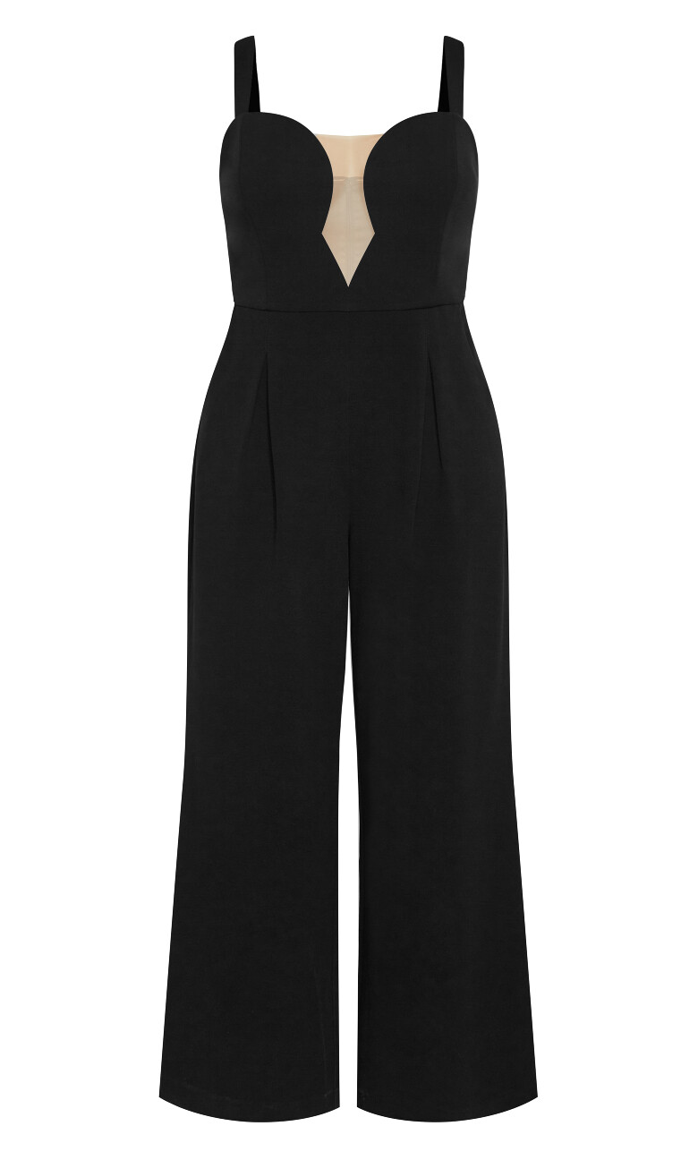 Flaunt It Jumpsuit - black