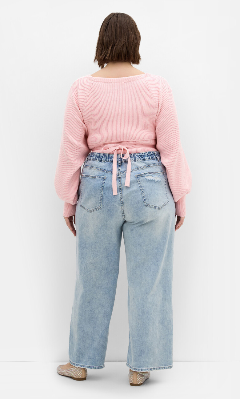 Cassie 2 Piece Cardigan Jumper - baby pink