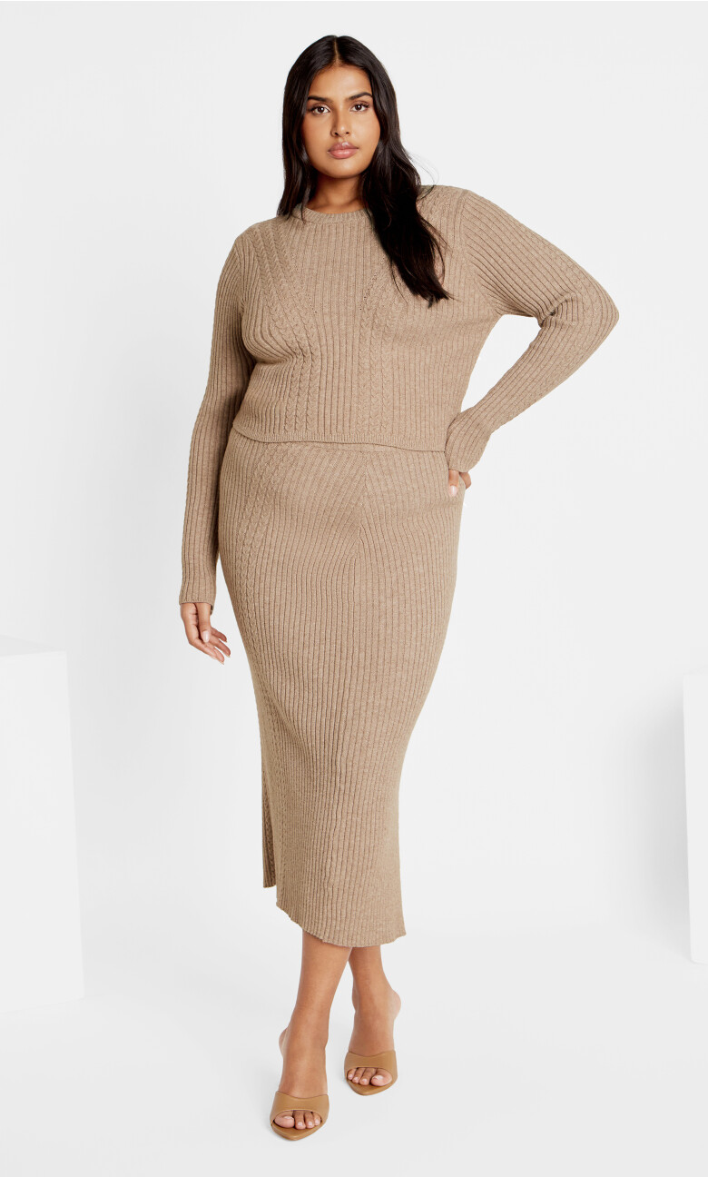 Baylee Skirt - taupe