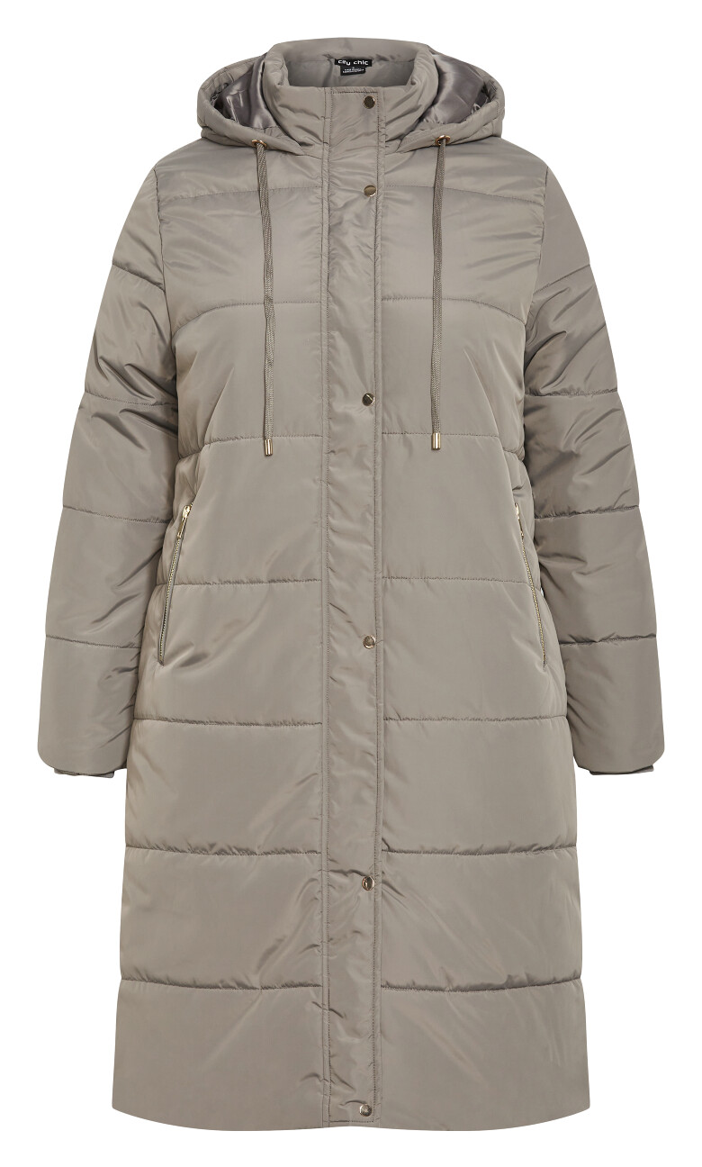 Darcy Puffer Jacket - sage grey