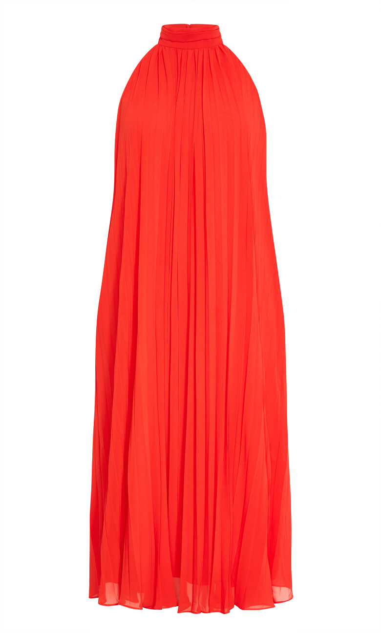 Aida Pleat Maxi Dress - tigerlily