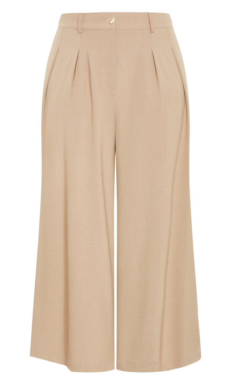 Abbigail Wide Leg Pant - taupe