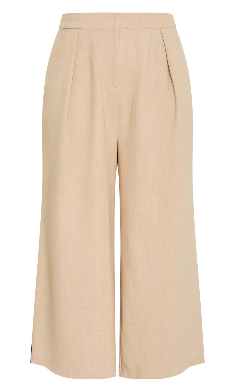 Side Stripe Tailored Pant - taupe